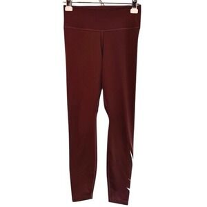 Nike Dri-Fit Leggings High-Waisted Athletic Activewear Brown Small